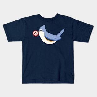 Wingspan Tufted Titmouse Kids T-Shirt